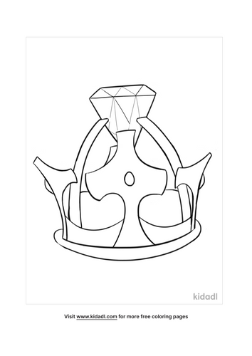 Crown Coloring Pages | Free Fairytales & Stories Coloring Pages | Kidadl