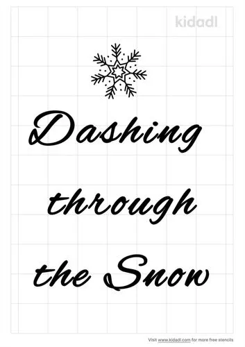 dashing-through-the-snow-stencil