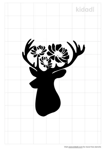 deer-head-and-flowers-watercolor-stencil.png