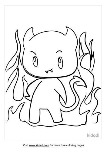 Demon Coloring Pages Free Fairytales Stories Coloring Pages Kidadl