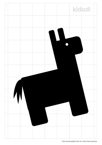 donkey-pinata-stencil