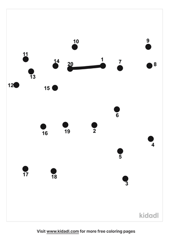 free number 10 easy 1 10 dot to dot printables for kids kidadl