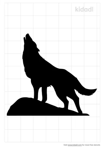 easy-small-howling-wolf-stencil