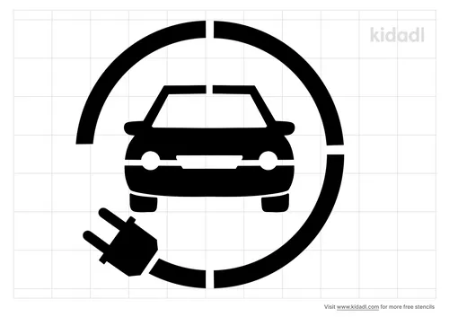 electric-car-stencil