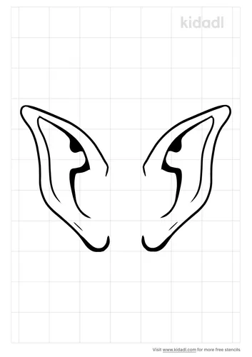 elf-ear-stencil