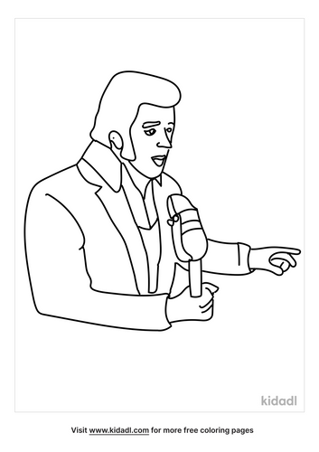 Elvis Presley Coloring Pages Free Music Coloring Pages Kidadl