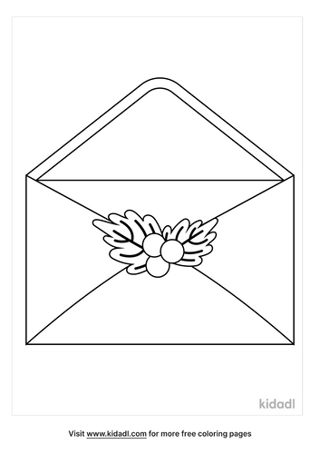 Envelope Coloring Pages | Free At Home Coloring Pages | Kidadl