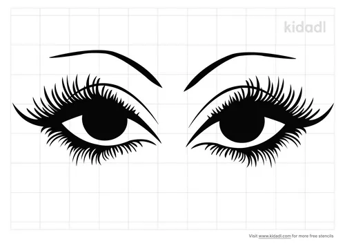 eye-with-lashes-stencil