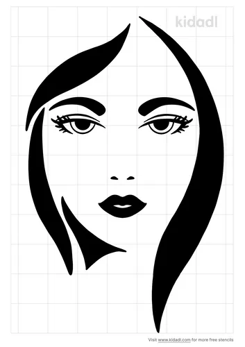 female-face-stencil