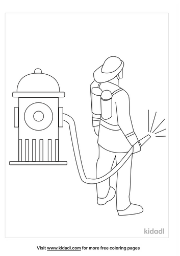 Fire Prevention Week Coloring Pages Free People Coloring Pages Kidadl