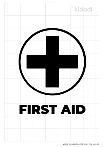 first-aid-stencil