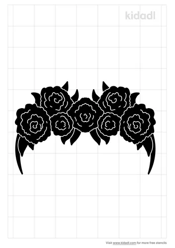 floral-crown-stencil