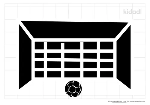 football-goal-stencil
