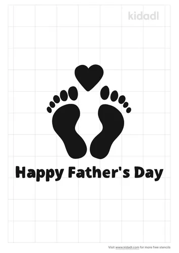footprints-fathers-day-stencil