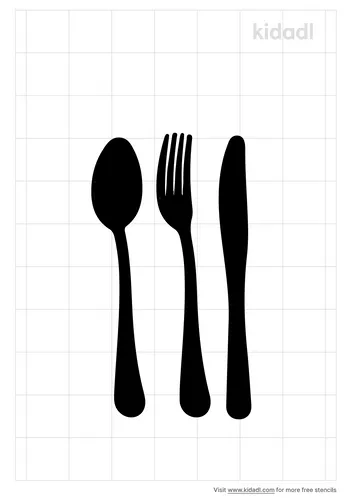 fork-knife-spoon-stencil