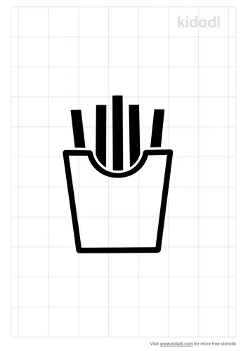 french-fries-stencil