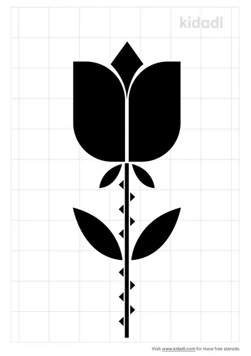 geometric-flower-stencil