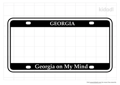 georgia-license-plate-stencil