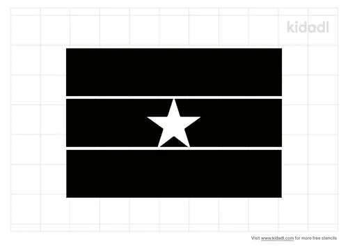 ghana-flag-stencil