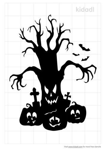 ghost-tree-stencil