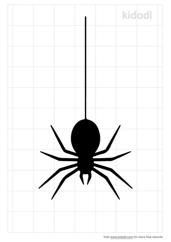 hanging-spider-stencil