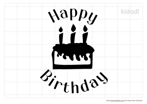 cake stencils free printable birthdays stencils kidadl and