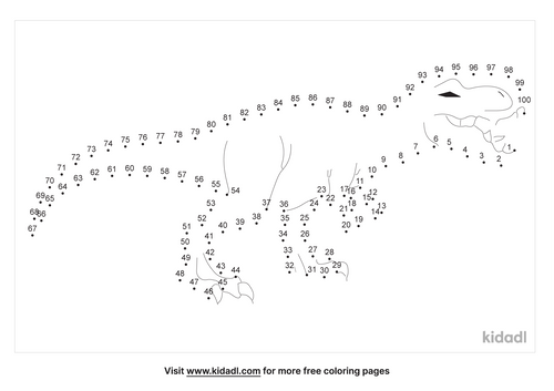 Free Brachiosaurus Hard 1 100 Dot To Dot Printables For Kids Kidadl