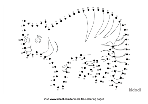 Free Dragon Hard 1 100 Dot To Dot Printables For Kids Kidadl