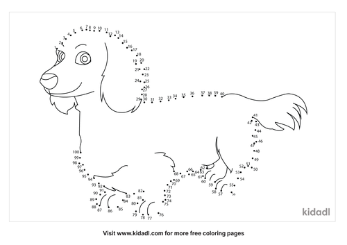 Free Dogs Playing Hard 1 100 Dot To Dot Printables For Kids Kidadl