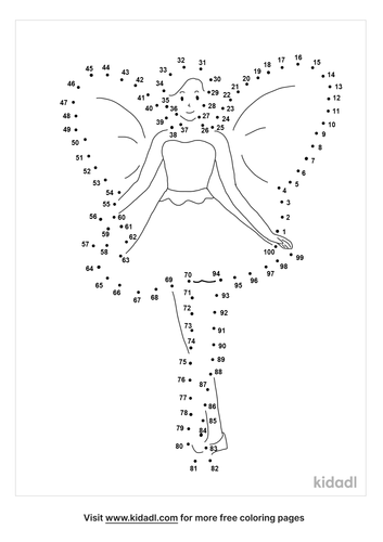 Free Fairy Hard 1-100 Dot to Dot Printables For Kids | Kidadl