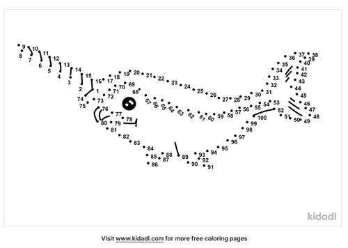 Free Narwhal Hard 1 100 Dot To Dot Printables For Kids Kidadl