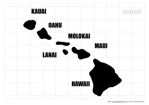 hawaiian-islands-stencil