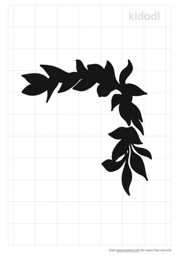 hawaiian-maile-leaf-stencil