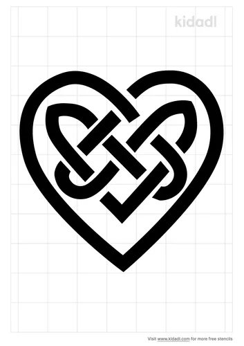 heart-celtic-stencil