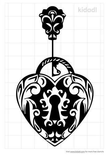 heart-locket-tattoo-2-keys-stencil