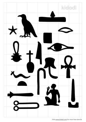 hieroglyphics-stencil