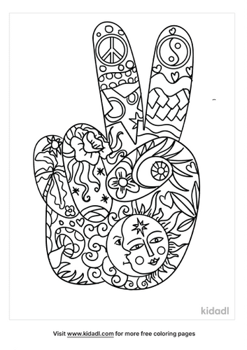 Hippie Coloring Pages Free People Coloring Pages Kidadl