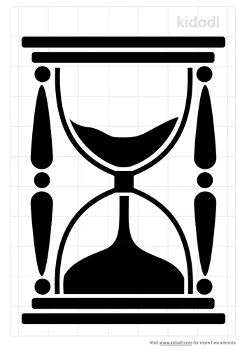 hourglass-stencil