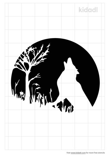 howling wolf at the moon stencils free printable animals stencils kidadl and animals stencils free printable stencils kidadl