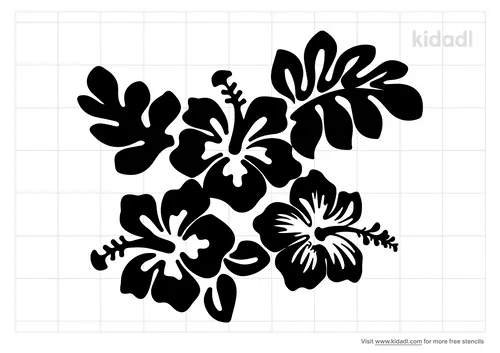hula-flower-stencil