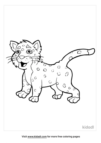 Jaguar Coloring Pages | Free Animals Coloring Pages | Kidadl