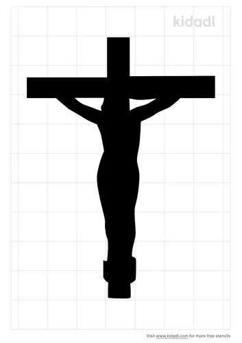 jesus-on-cross-stencil