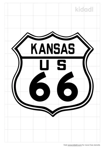 kansas-route-66-road-sign-stencil