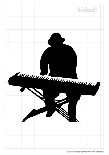 keyboardist-stencil