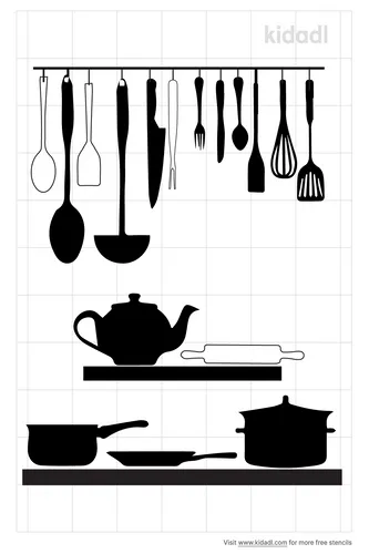 kitchen-utensil-sign-stencil