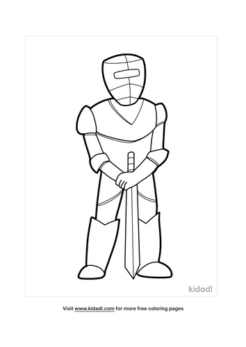 Knight Coloring Pages | Free People Coloring Pages | Kidadl