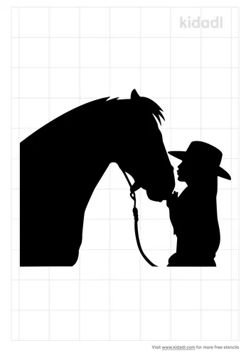 love-on-horse-stencil