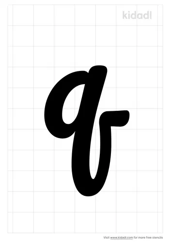 lowercase-q-stencil