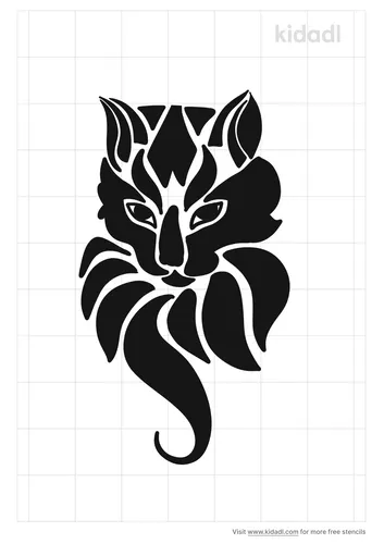 mandala-cat-designs-stencil