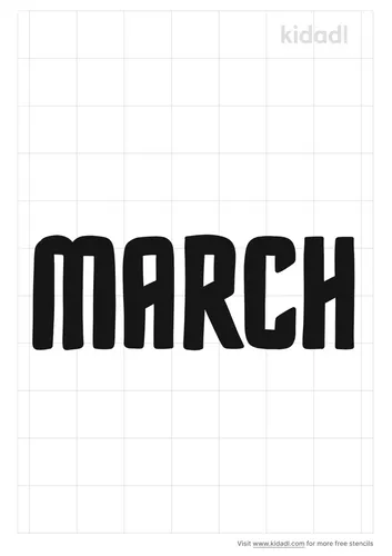 march-stencil